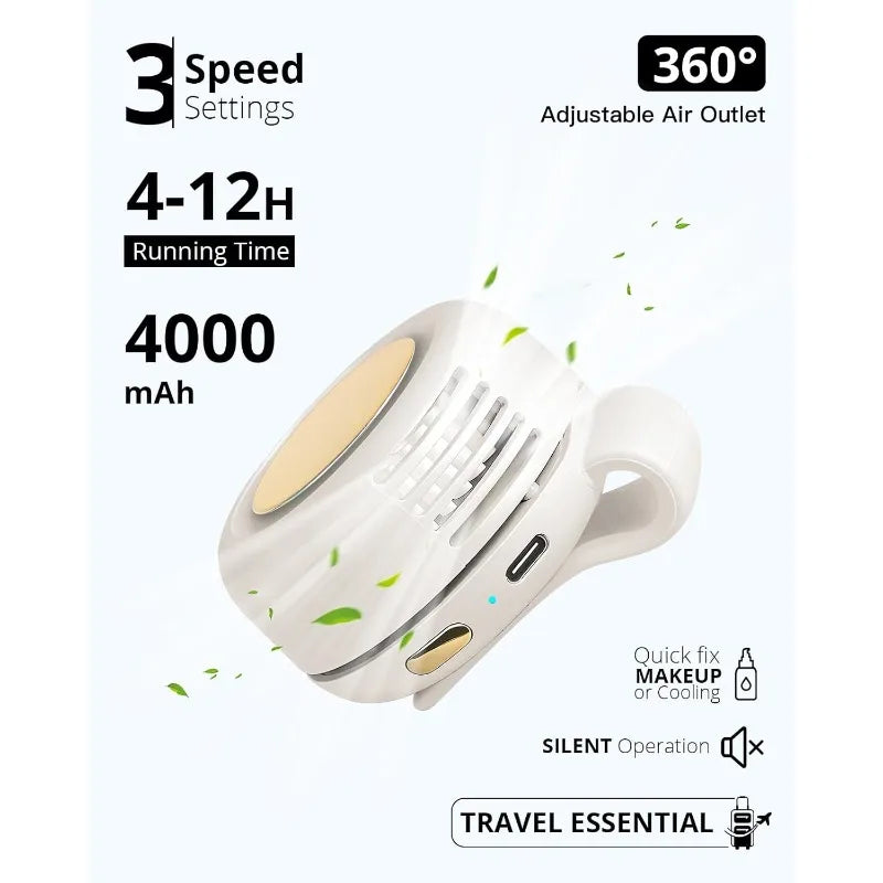 Portable Silent Bladeless Mini Fan